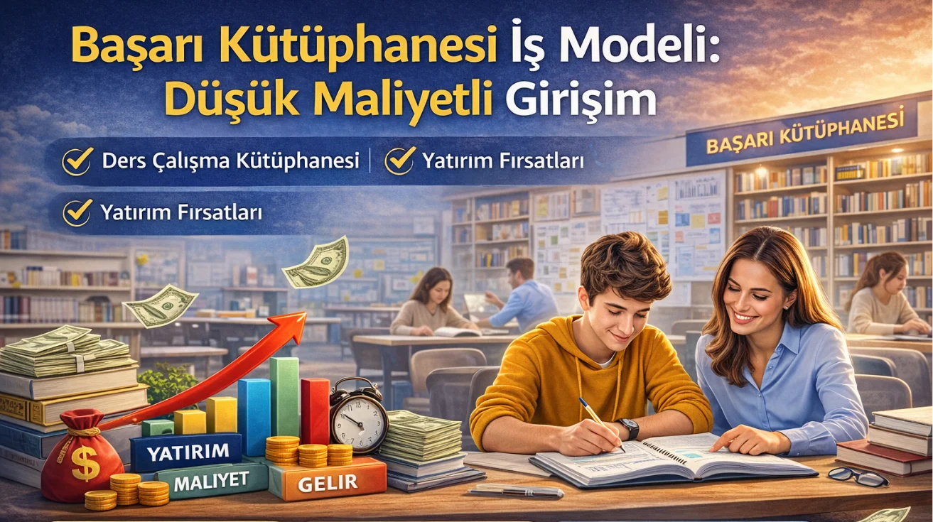 Başarı Kütüphanesi İş Modeli: Düşük Maliyetli Girişim