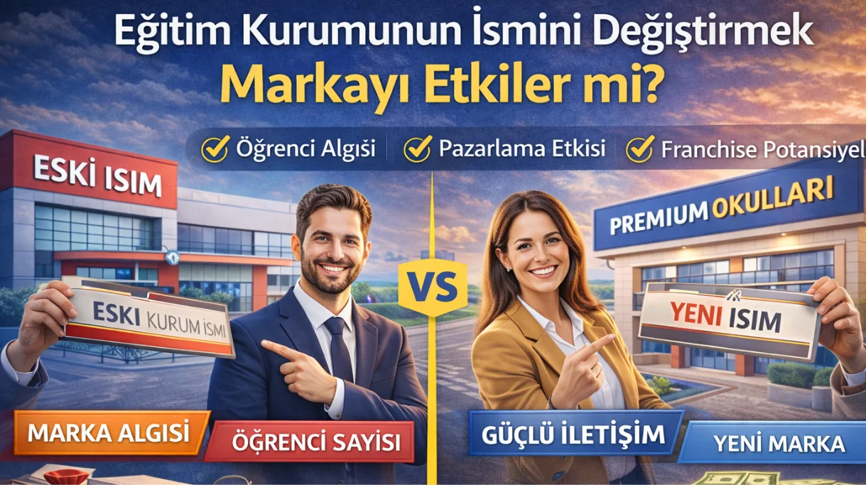 Eğitim Kurumunun İsmini Değiştirmek Markayı Etkiler mi?