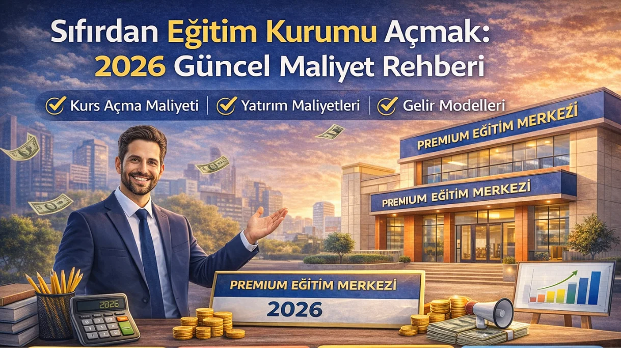 Sıfırdan Eğitim Kurumu Açmak: 2026 Maliyet Rehberi