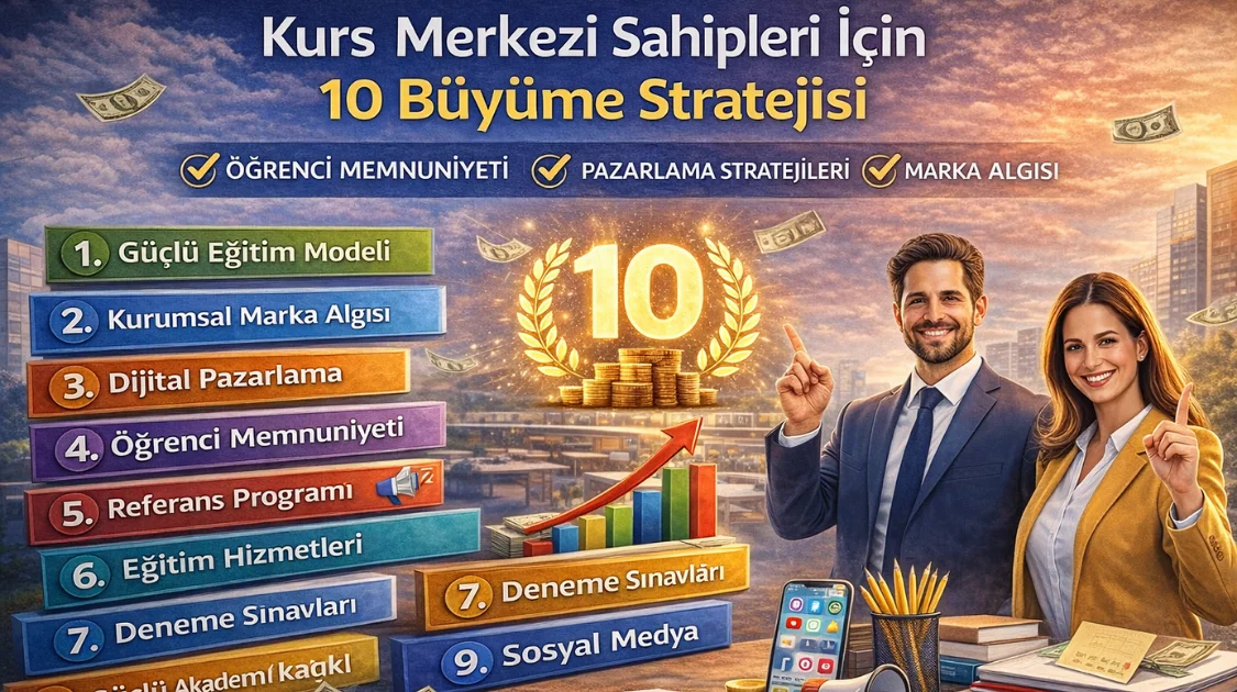 Kurs Merkezi Sahipleri İçin 10 Büyüme Stratejisi